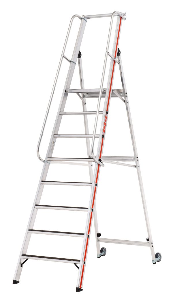 Hymer 8681 Platformtrap R13 met kantelwielen en lange handrail (4–12 treden) - Afbeelding 6